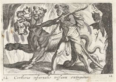 Hercule capture Cerbère - Simon Frisius