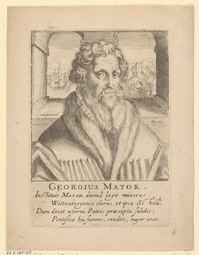 Portrait de Georg Major - Simon Frisius