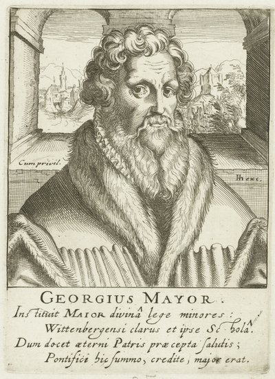 Portrait de Georgius Mayr - Simon Frisius