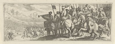 Cavaliers avec des lances - Simon Frisius