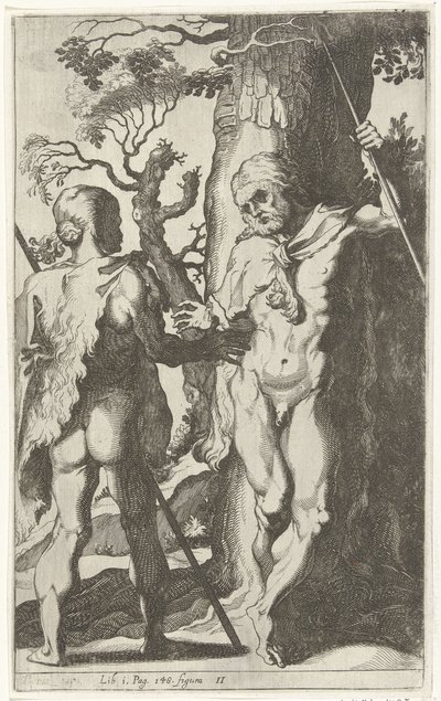 Deux hommes germaniques - Simon Frisius