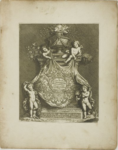 Première planche, tirée de A New Book of Ornaments - Simon Gribelin II