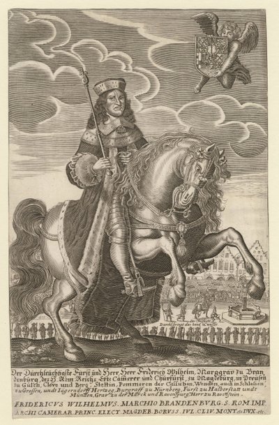 Portrait de Frédéric-Guillaume Ier de Brandebourg - Simon Grimm