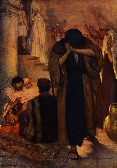 Le reniement de Saint Pierre - Simon Harmon (after) Vedder