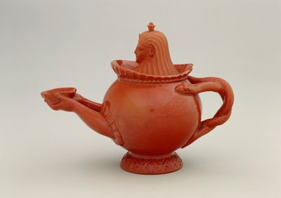 Théière à thème égyptien, après 1793 - Simon Henrich Steitz