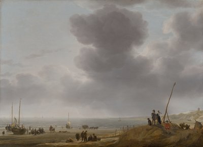 Vue de la plage - Simon Jacobsz. Vlieger