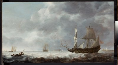 Vue marine, une brise près d