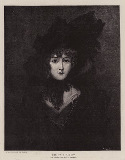 La jolie veuve - Simon Jacques Rochard