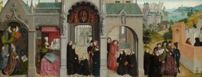 Scènes de la vie de saint Bertin - Annonciation avec prophètes et évangélistes - Simon Marmion