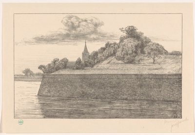 Vue du bastion Promers - Simon Moulijn (signed by artist)