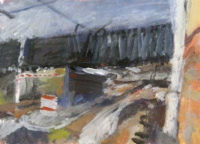 Entrée et sortie du parking, 2023 - Simon Neville