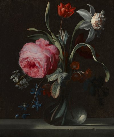 Fleurs dans un vase, vers 1669 - Simon Peeterz Verelst