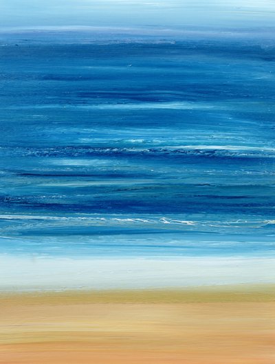 Atlantique, 2008 (huile sur carton) - Simon Tarrant