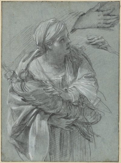 Créuse portant les dieux de Troie - Simon Vouet