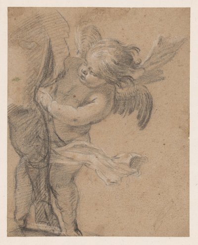 Ange près de la jambe de Saint Roch - Simon Vouet