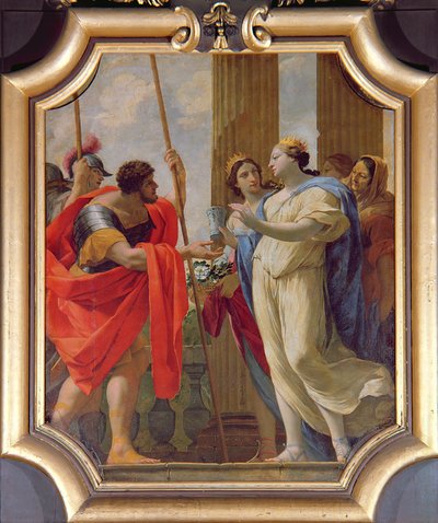 Polydamne donnant à Ménélas et Hélène les médicaments Enula Campana et Moly - Simon Vouet