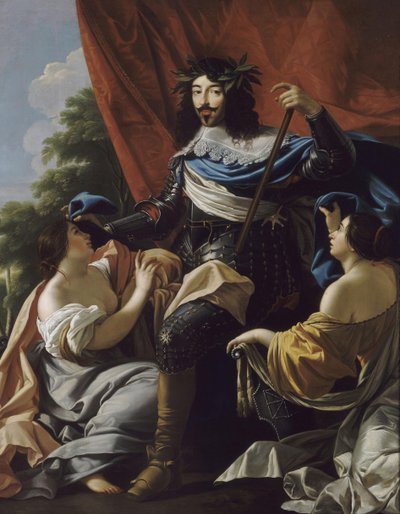 Portrait de Louis XIII de France 1601-1643 - Simon, Vouet