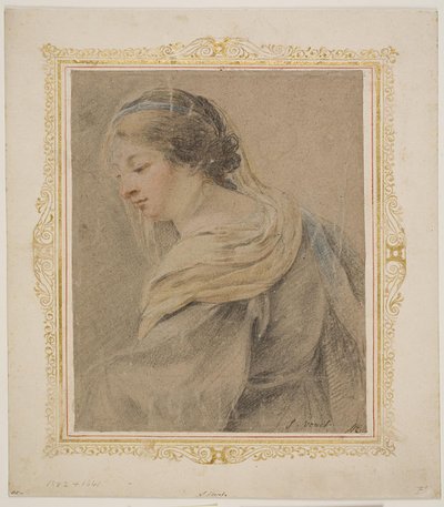 Étude de femme pour "Madonna et l