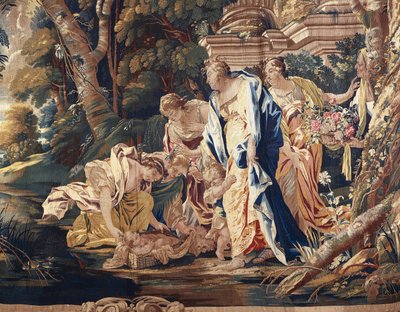 La découverte de Moïse - Simon Vouet