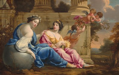Les Muses Urania et Calliope, vers 1634 - Simon Vouet