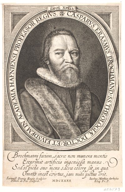 Évêque Jesper Rasmussen Brochmand - Simon de Pas