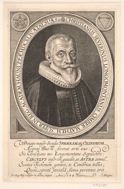 Professeur Christen Sørensen Longomontanus - Simon de Pas