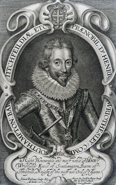 Henry Wriothesley, 3e comte de Southampton, 1617 - Simon de Passe