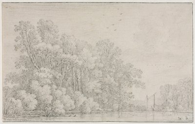 Paysage fluvial, c. 1650 - Simon de Vlieger
