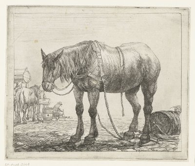 Cheval de travail au repos - Simon de Vlieger
