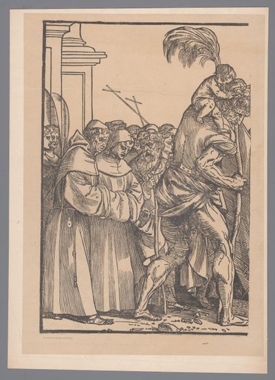 Reproduction de la première partie de la série de gravures Le Triomphe du Christ d