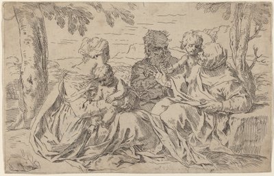 La Sainte Famille - Simone Cantarini