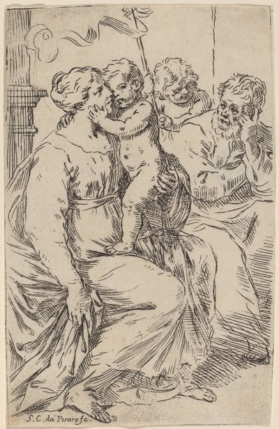 La Sainte Famille - Simone Cantarini