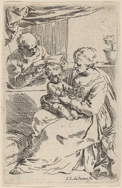 La Sainte Famille - Simone Cantarini