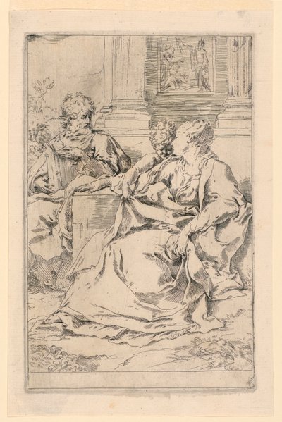 La Sainte Famille - Simone Cantarini