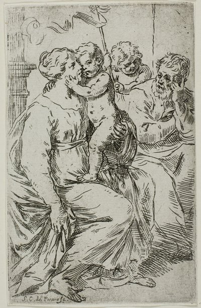 La Sainte Famille - Simone Cantarini