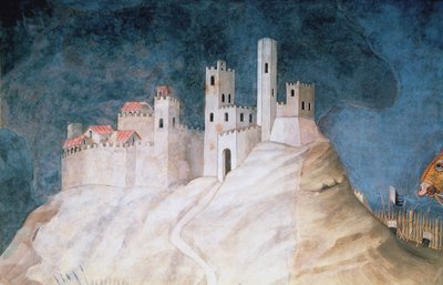 Commémoration de Guidoriccio da Fogliano au siège de Montemassi (détail) - Simone Martini