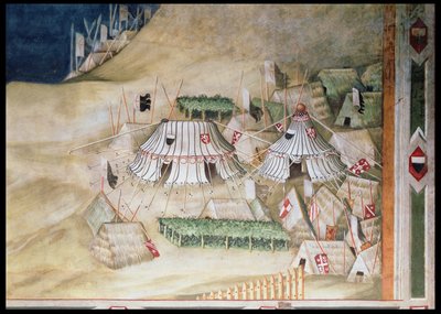 Commémoration de Guidoriccio da Fogliano au siège de Montemassi (détail) - Simone Martini
