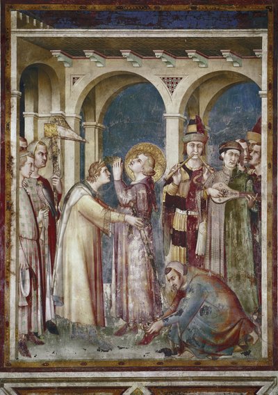 Fresque de la vie de Saint Martin (détail) - Simone Martini