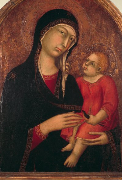 Madone et Enfant - Simone Martini