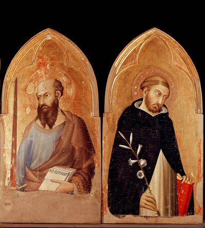 Saint Paul et saint Dominique - Simone Martini