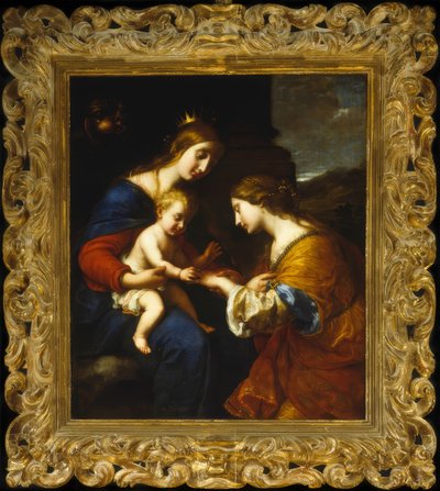 Le mariage mystique de Sainte Catherine - Simone Pignoni