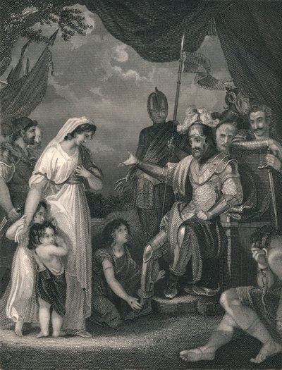 Alfred libérant la famille de Hastings - Singleton