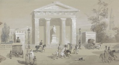Statue du marquis de Hastings à Tank Square - Calcutta - Sir Charles D