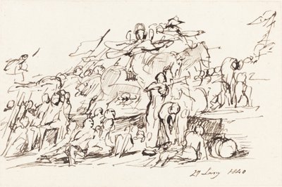 Scène de bataille - Sir David Wilkie