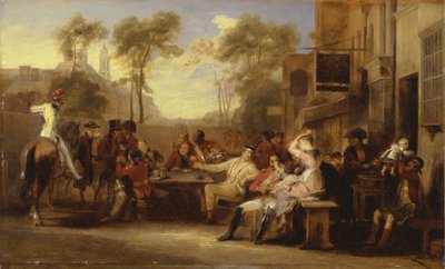 Les pensionnaires de Chelsea recevant la Gazette annonçant la bataille de Waterloo - Sir David Wilkie