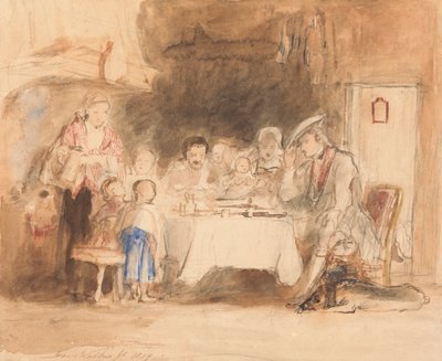 La Grâce avant le repas - Sir David Wilkie