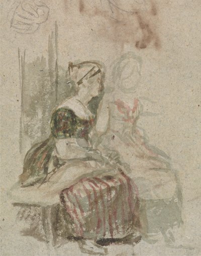 Étude pour "Le mariage à un sou" - Sir David Wilkie
