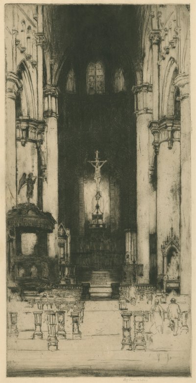 Notre-Dame, Dinant [Série belge : n° 8] - Sir David Young Cameron