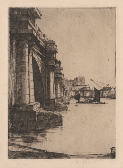 R. 296. Pont de Waterloo, n° 2 - Sir David Young Cameron
