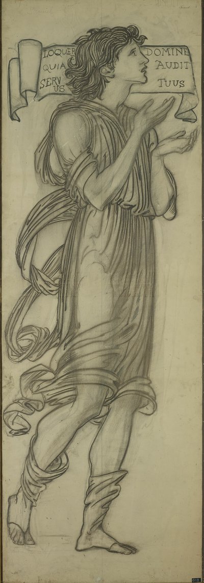 Samuel (carton pour la fenêtre est de la chapelle de la Dame) - Sir Edward Burne Jones